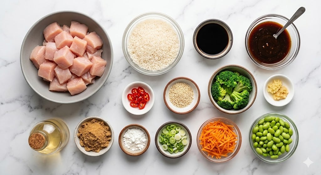 Teriyaki Chicken Rice Bowl
