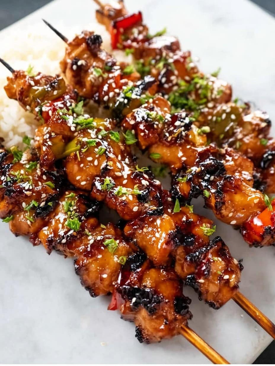 Teriyaki Chicken Skewers