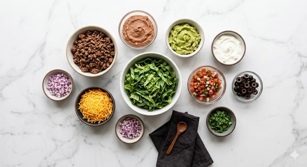 The Ultimate Seven Layer Taco Salad