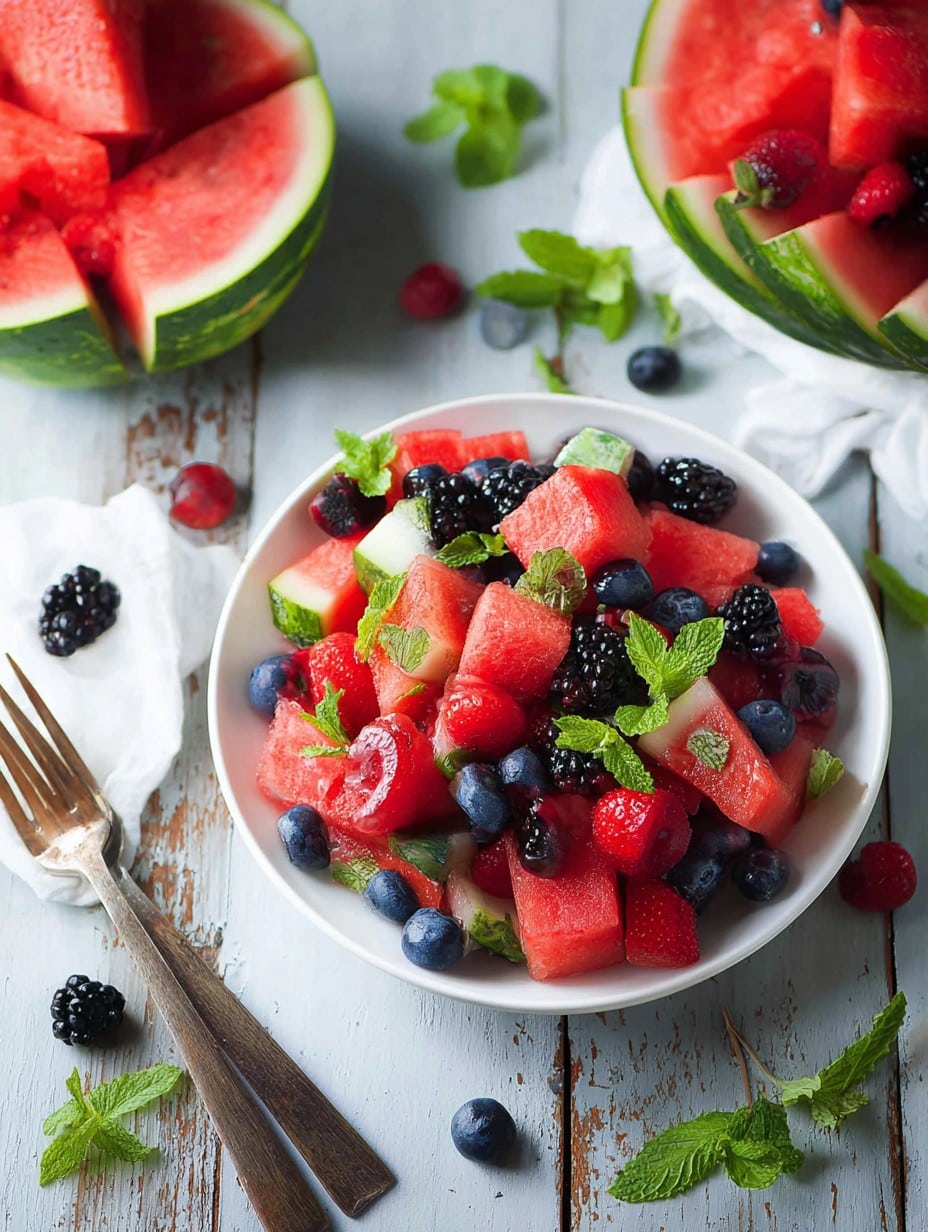Watermelon Fruit Salad