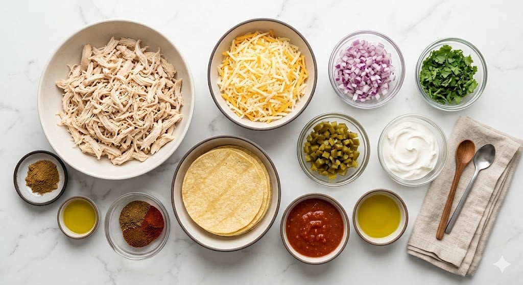 Weeknight ChMini Chicken Quesadillasicken Enchilada