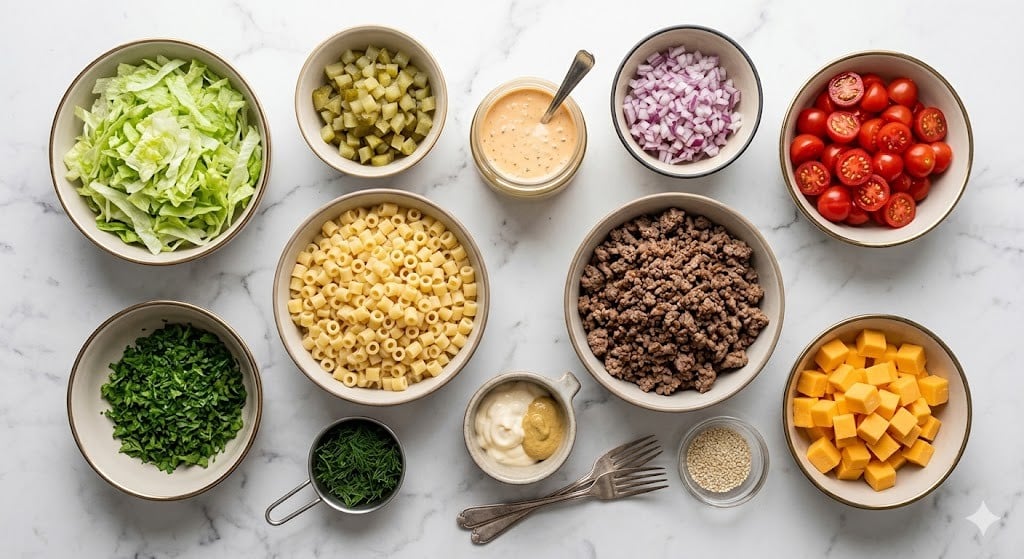 Big Mac Pasta Salad