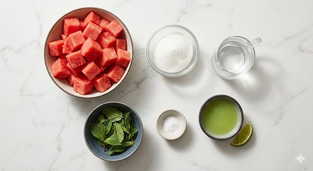 Easy Watermelon Sorbet