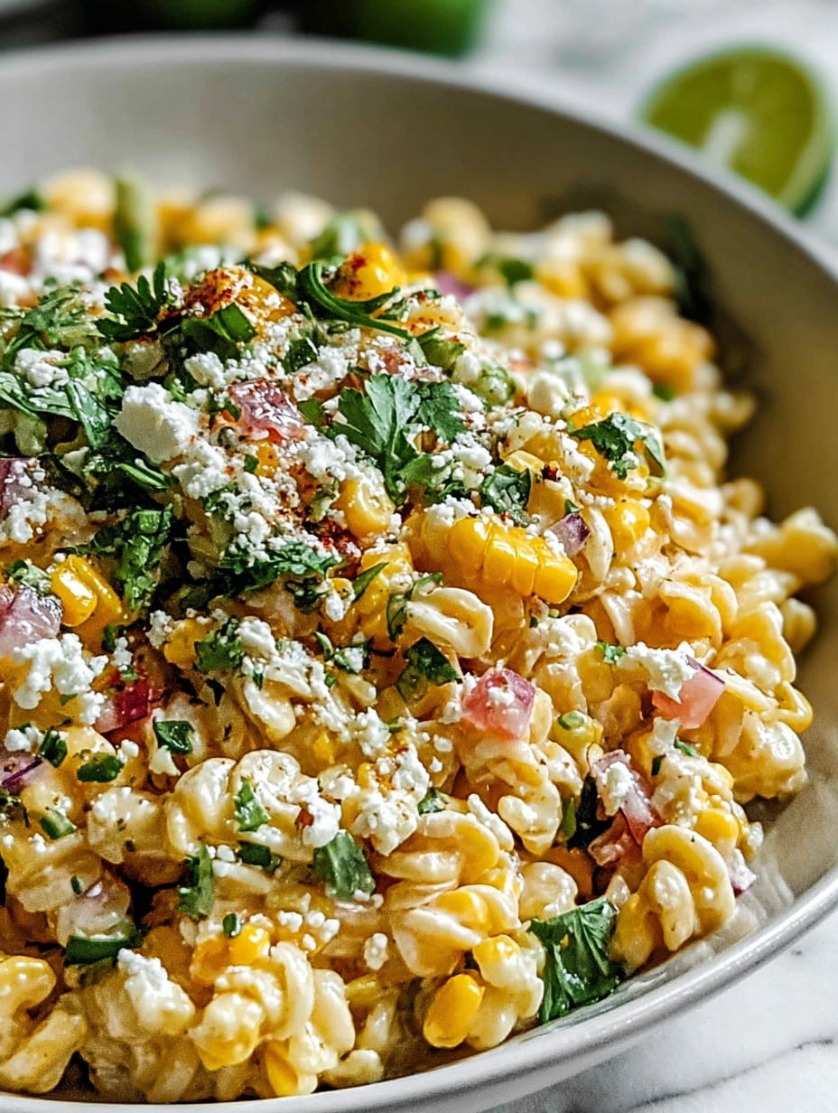 Mexican Street Corn Pasta Salad