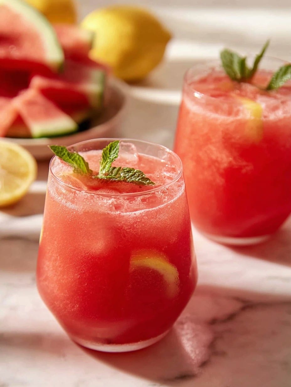 Non-alcoholic watermelon drink
