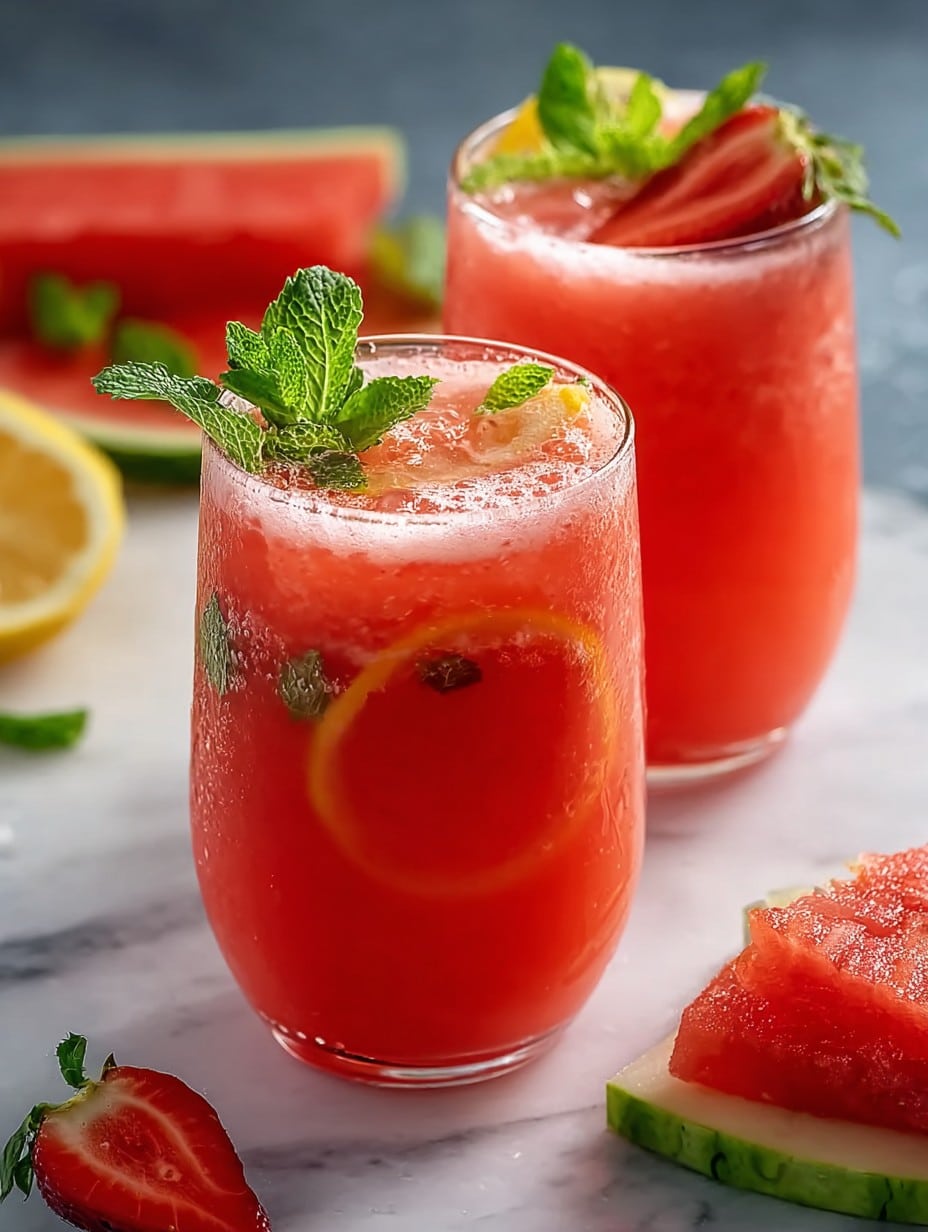 Strawberry Watermelon Lemonade