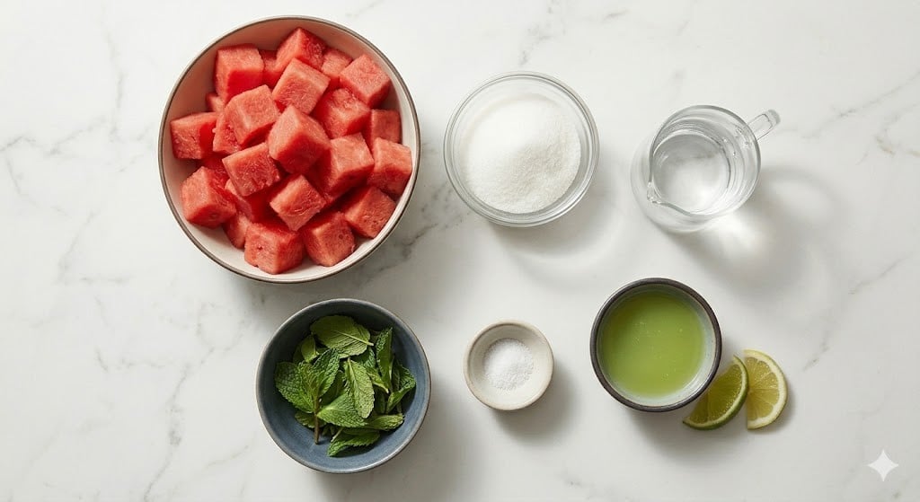 Watermelon Sorbet & Granita