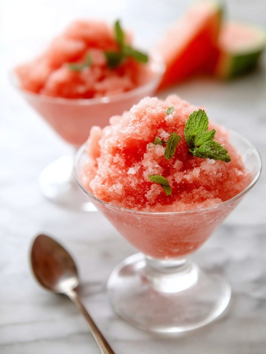 Watermelon Sorbet & Granita